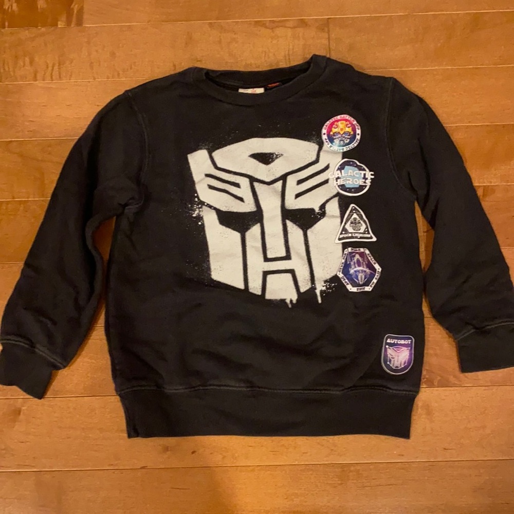 Zara boys X transformer sweatshirt
